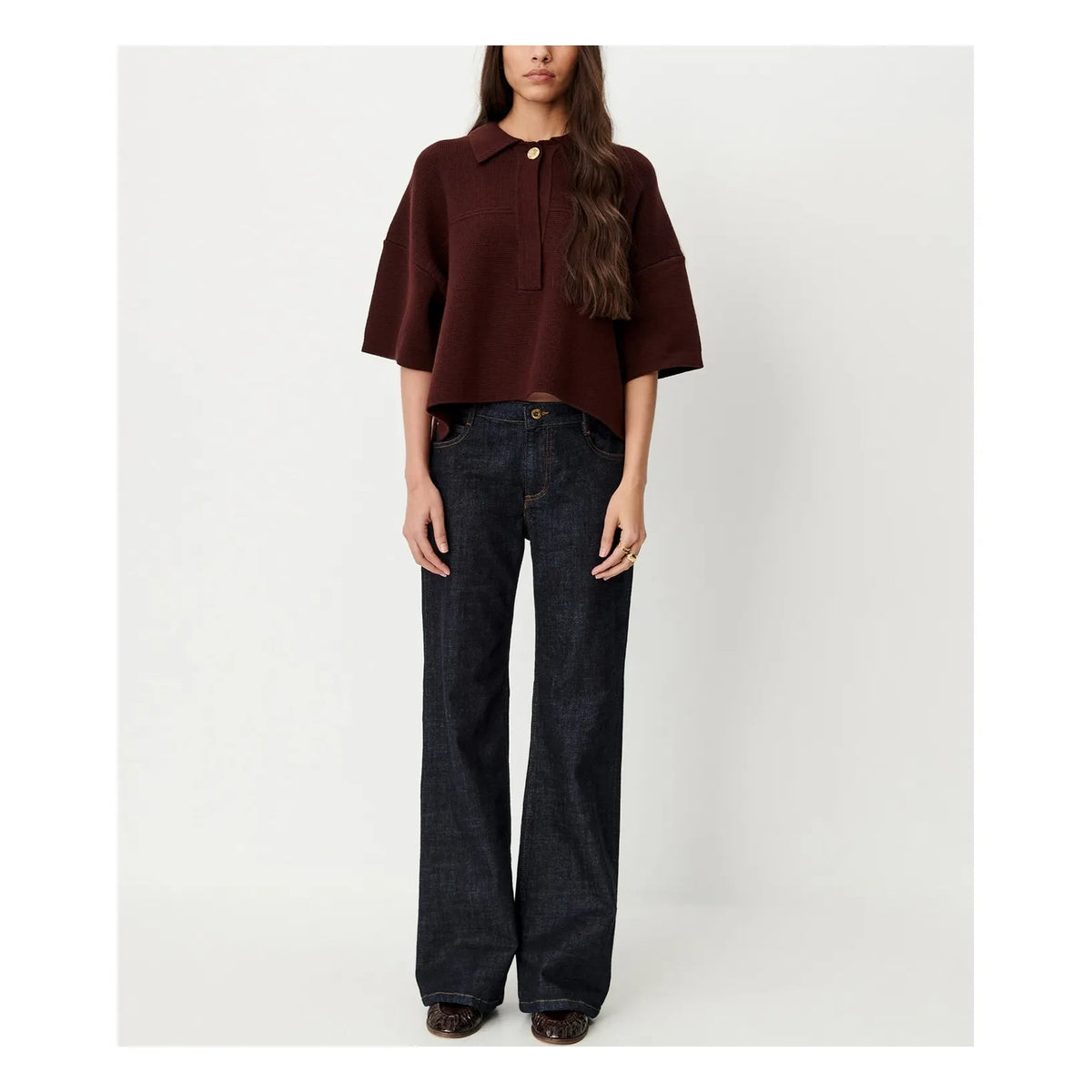 Sessùn - Rigel organic cotton polo shirt | Plum