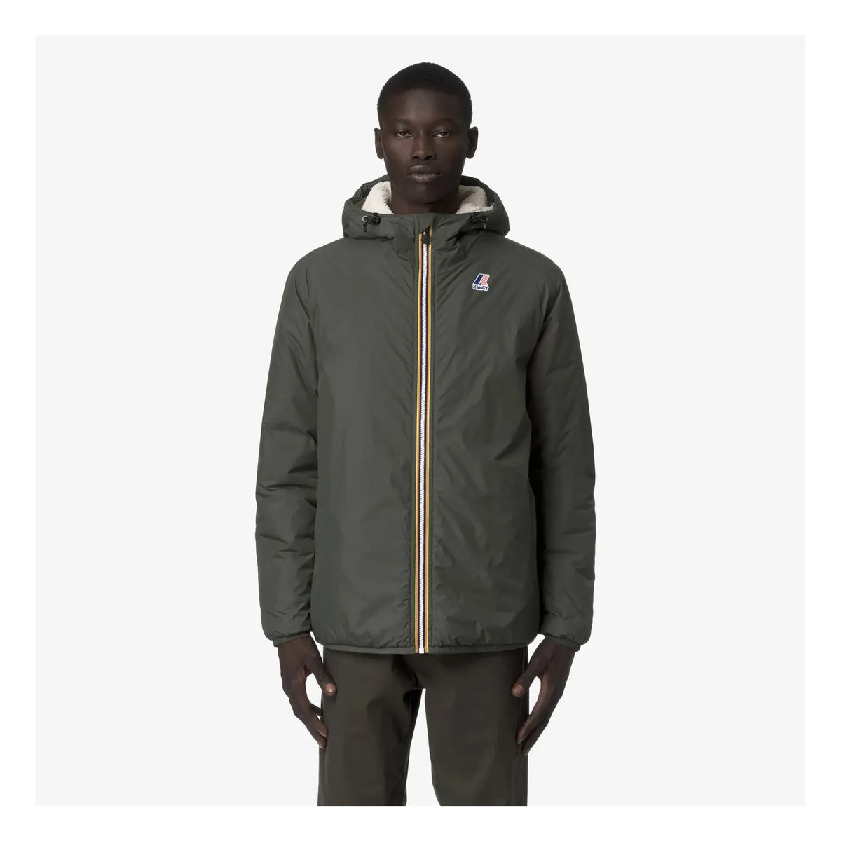K-way - Le Vrai 4.0 Jacket by Claude Orsetto | Khaki