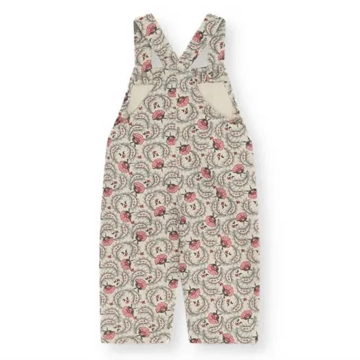 the new society - Nesta Floral Print Overall | Beige