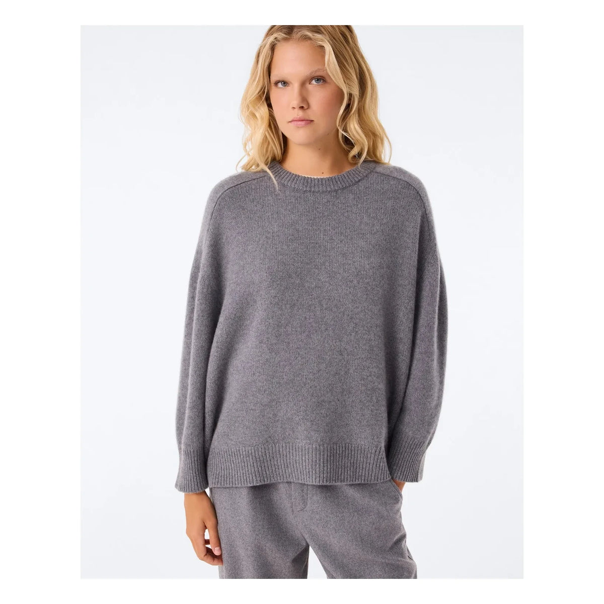 Kujten - Diane Cashmere Sweater | Gray