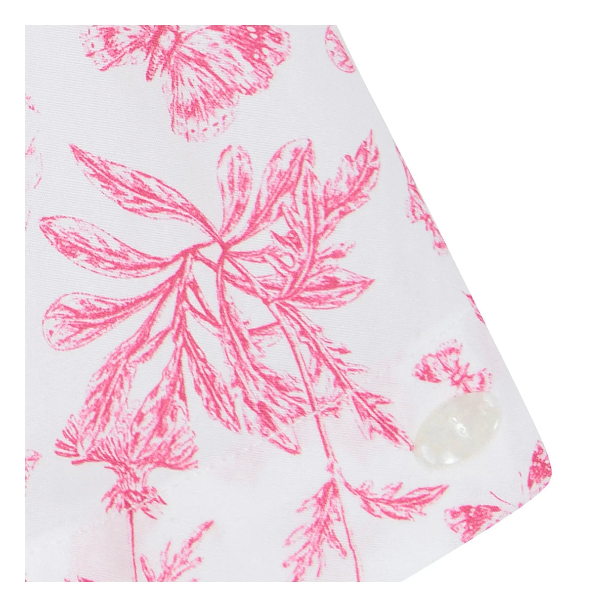 Tartine et Chocolat - Floral Pattern Dress - Toile de Jouy Inspired | Pink