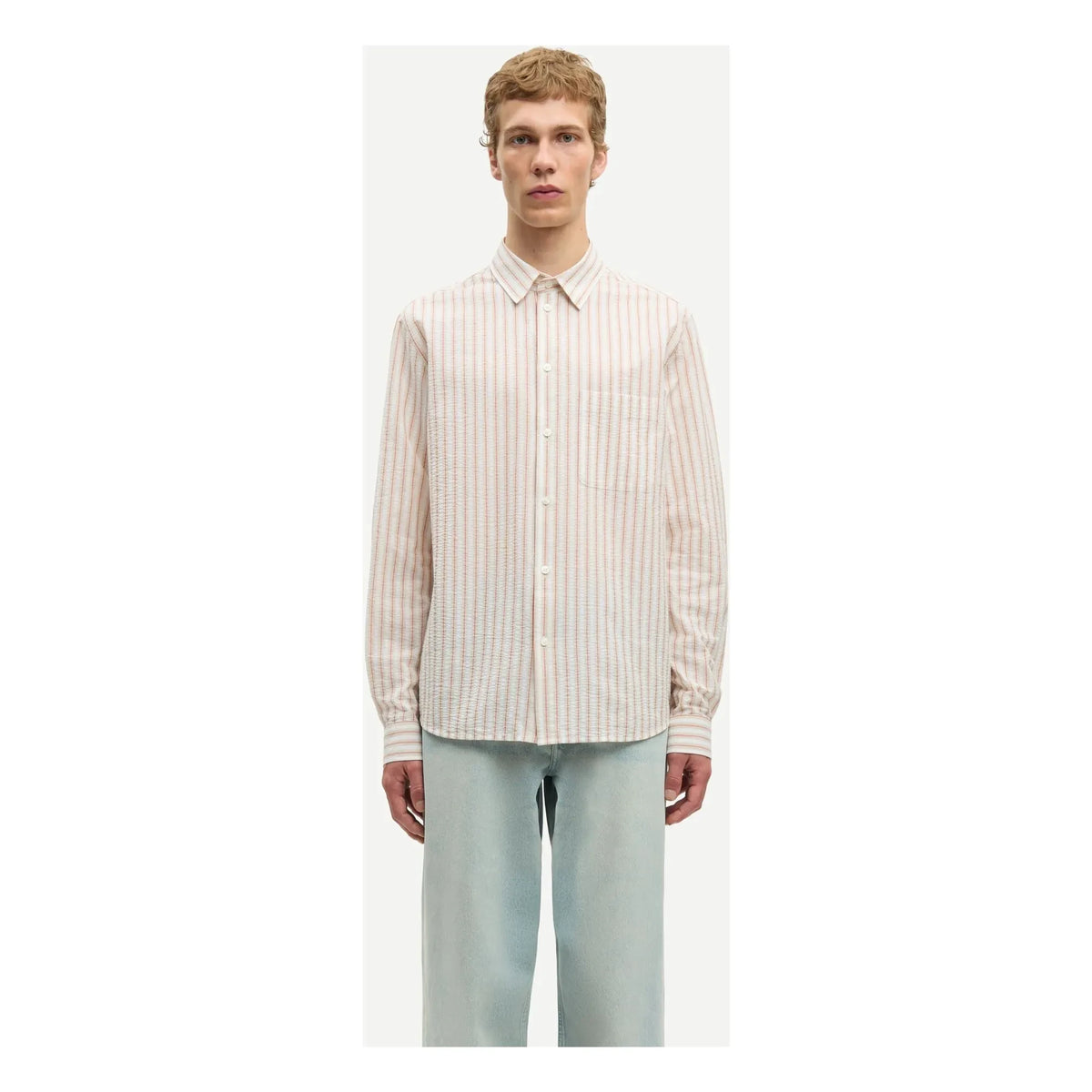 Samsoe Samsoe - Saryan G Checkered Shirt | Ecru