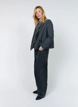 Lollys Laundry - Antonella Wool Blazer | Grey