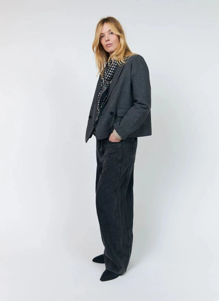 Lollys Laundry - Antonella Wool Blazer | Grey