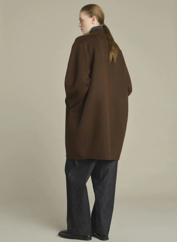 Soeur - Beaulieu Wool Coat | Chocolate
