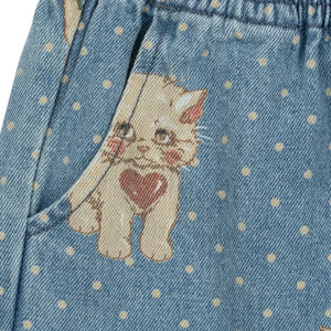 Konges Sløjd - Jean Magot Organic Cotton Cats | Blue