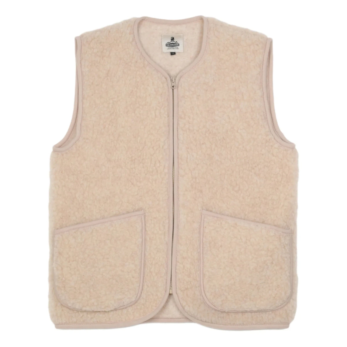 Coldbreaker - Piqué Sleeveless Vest | Beige