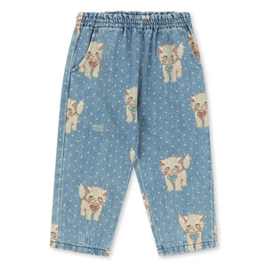 Konges Sløjd - Jean Magot Organic Cotton Cats | Blue