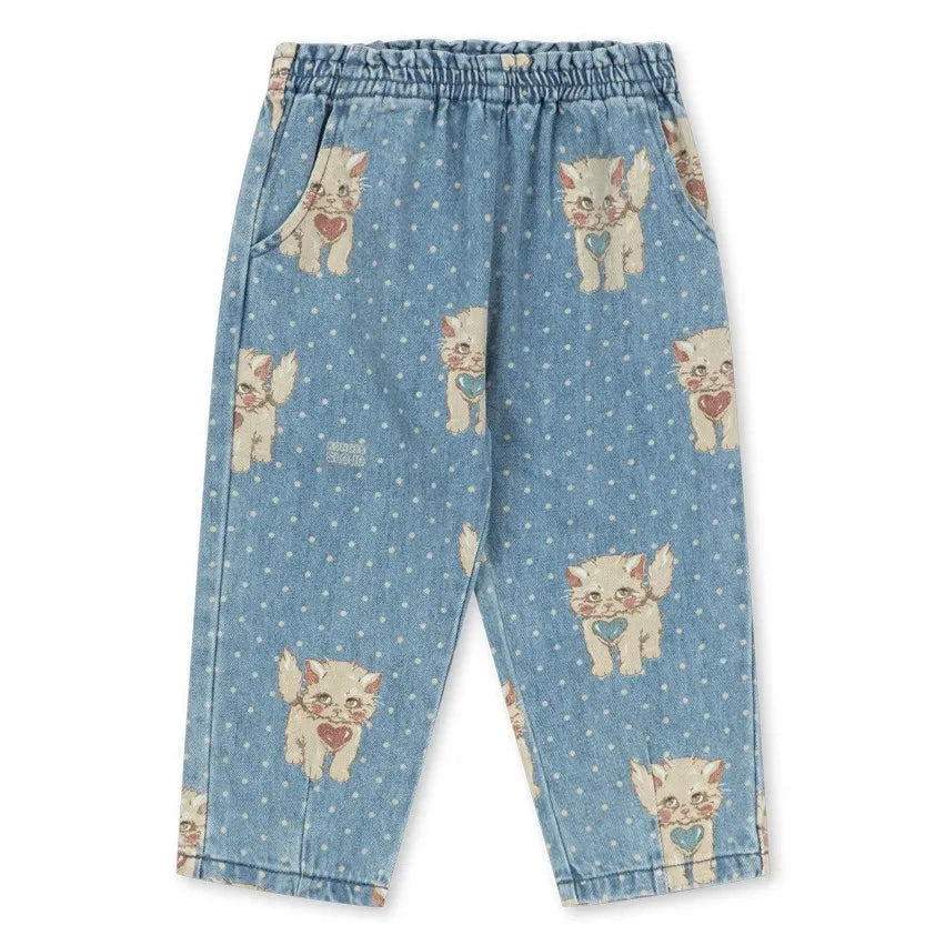 Konges Sløjd - Jean Magot Organic Cotton Cats | Blue