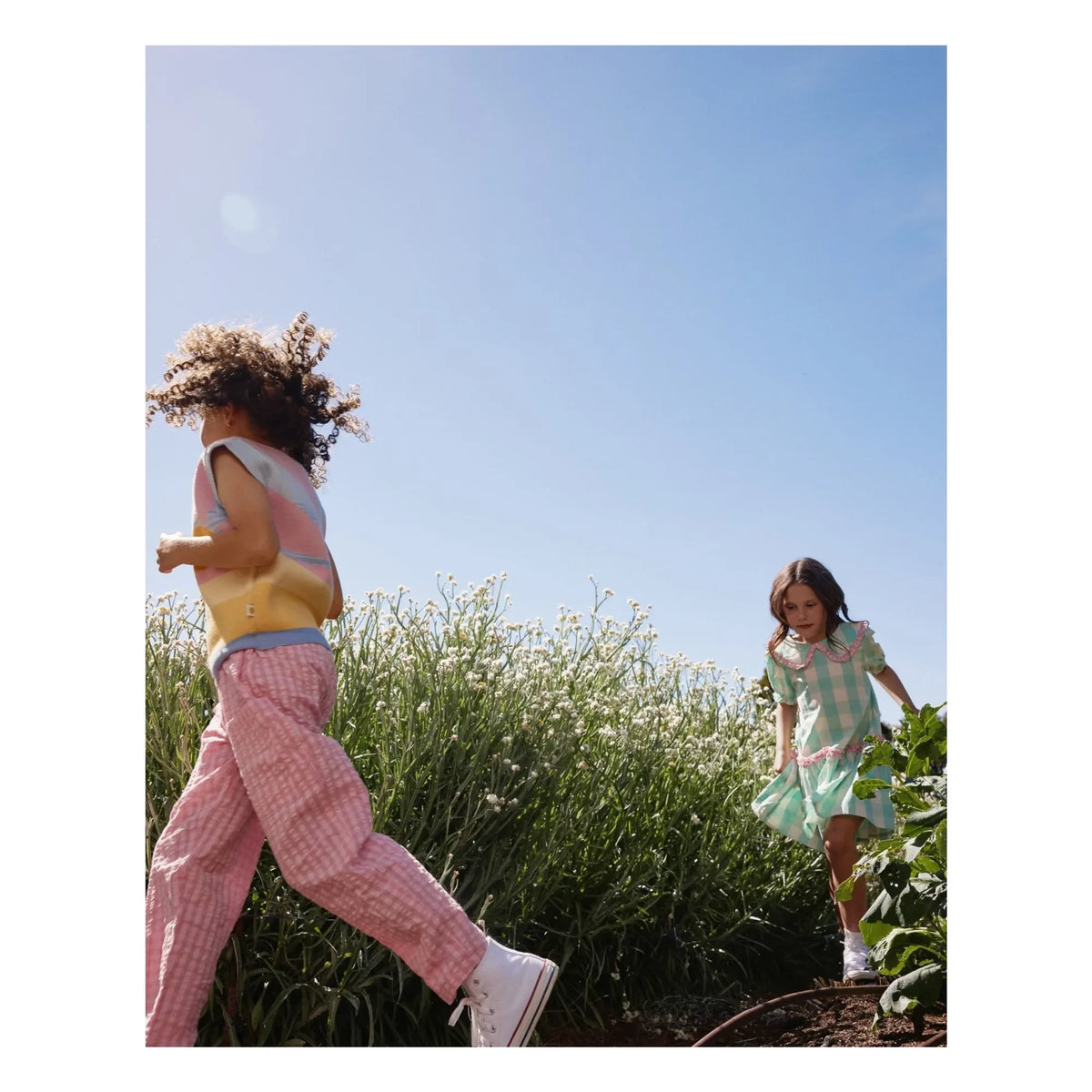 Goldie + Ace - Pinstripe Pocket Pants | Pink
