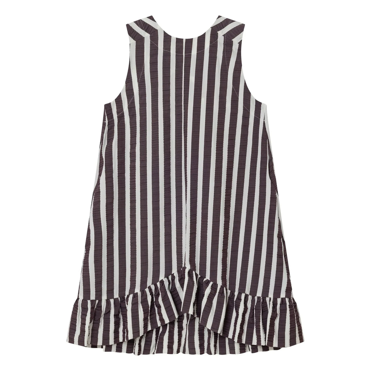 Dr Bloom - Cocomero Stripes Dress | Aubergine