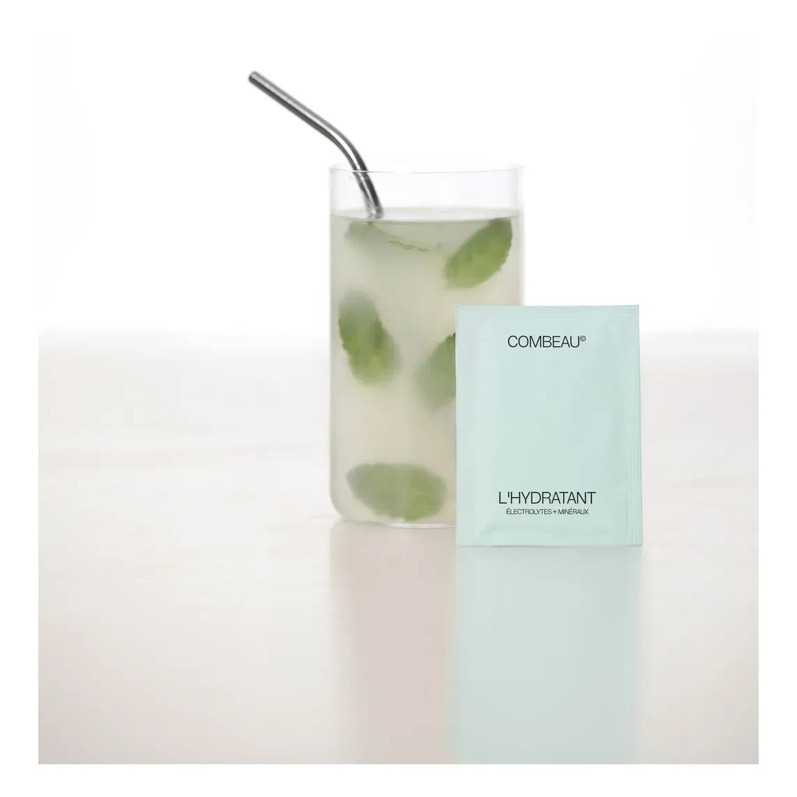 Combeau - Mint Moisturizing Supplementary Food - 14 packs | Mint Green