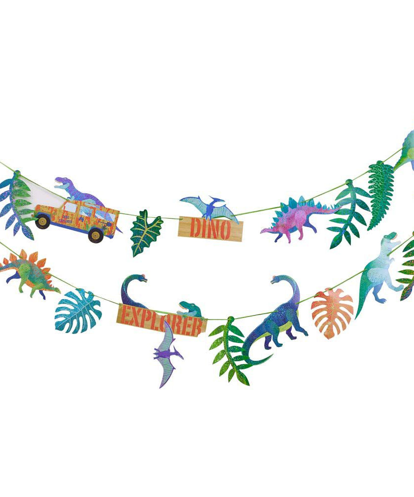 Party Pieces - Kaşif Dino Parti Asma Süsleri-Dinossi