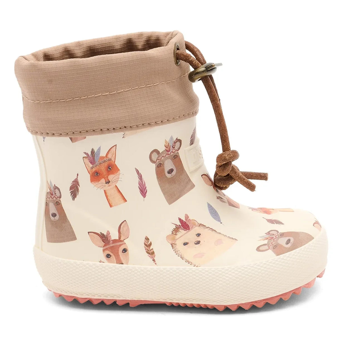 bisgaard - Thermo Rain Boots Amis de la Forêt | Ecru
