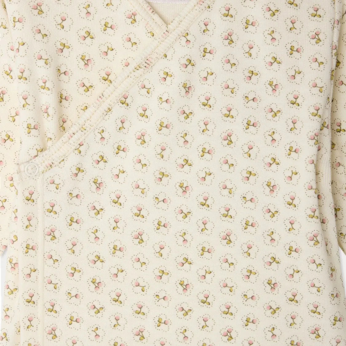 Bonpoint - Timao Cherry Pattern Organic Cotton Set | Peach