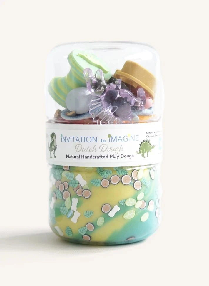 Invitation to Imagine - Big Surprise Play Dough Jar - Dino