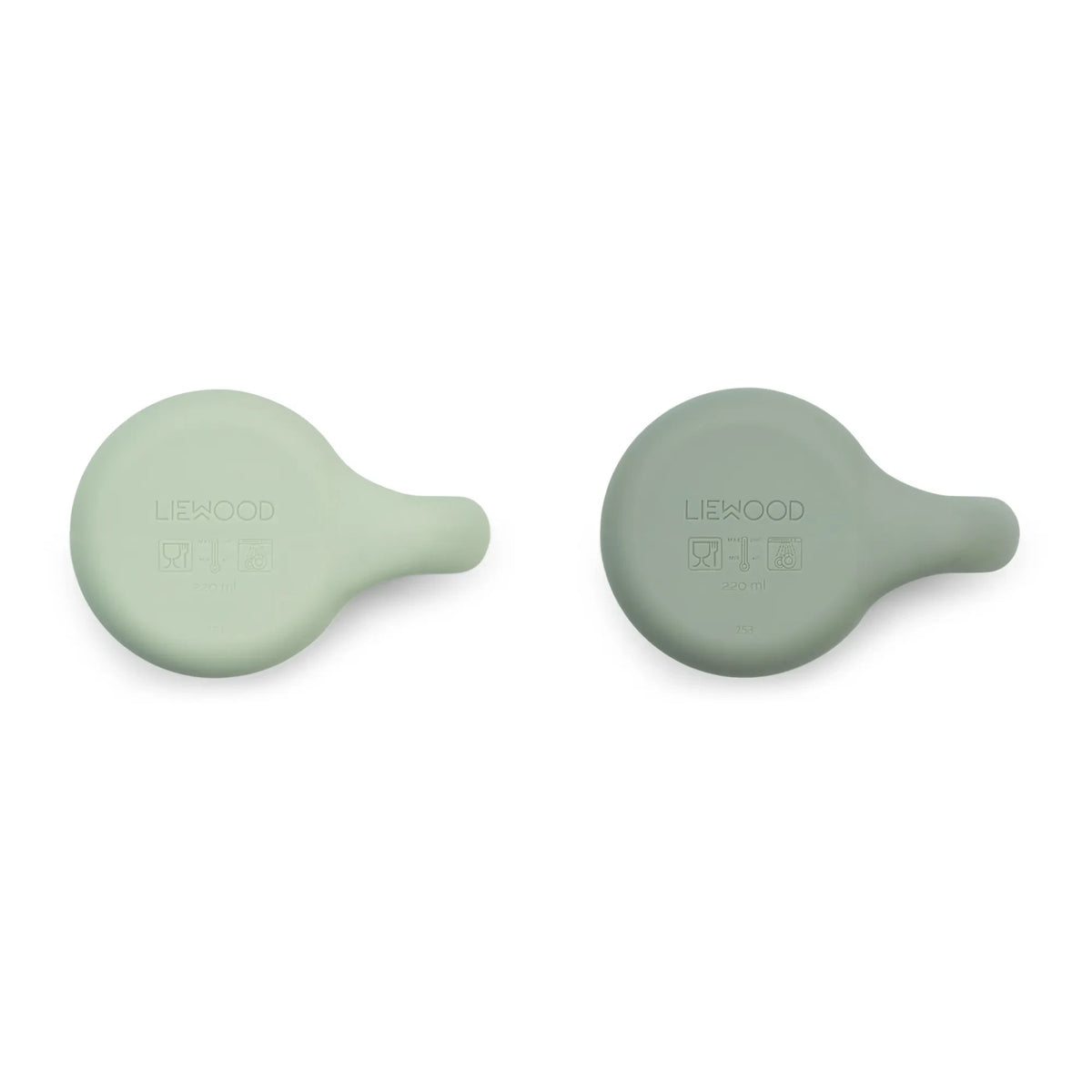 Liewood - Kylie Silicone Cups - Set of 2 | Pale Green