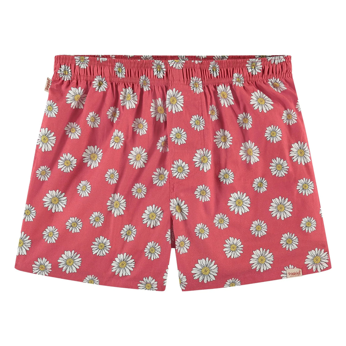 Pockies - Red Flower Boxer Shorts | Red