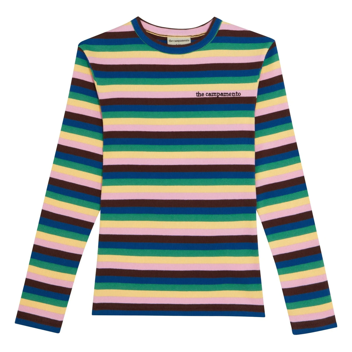 The Campamento - Striped T-Shirt | Green