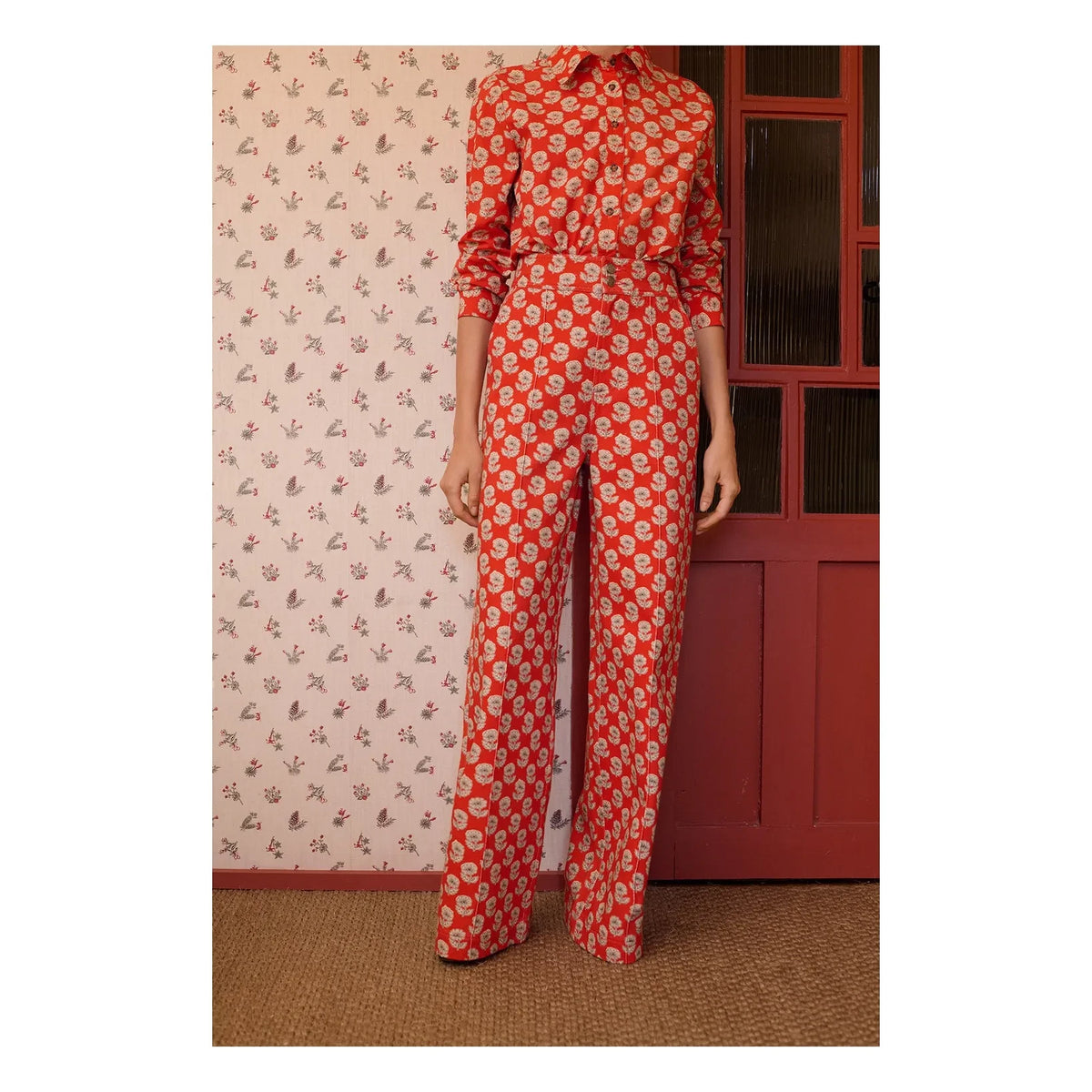 Maria de la Orden - Douglas Cotton Trousers | Red