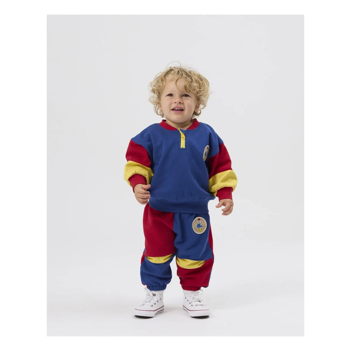 Goldie + Ace - Koala Color Block Sweatshirt | Blue