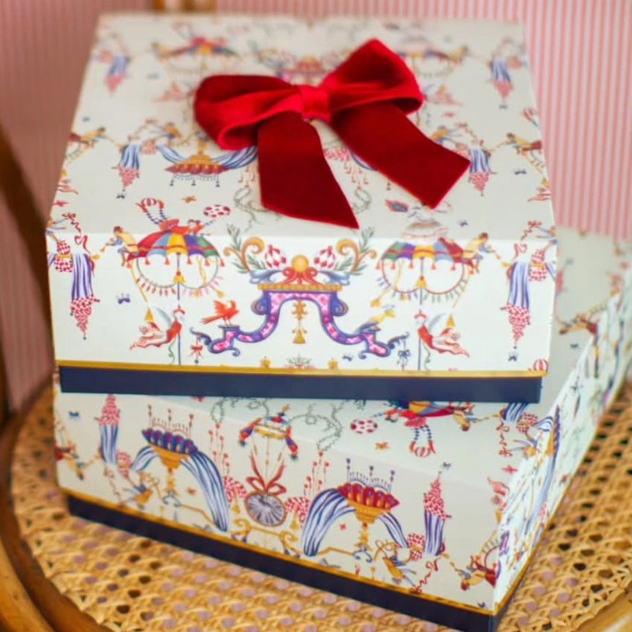 Dinossi - Pink Checkered Gift Box