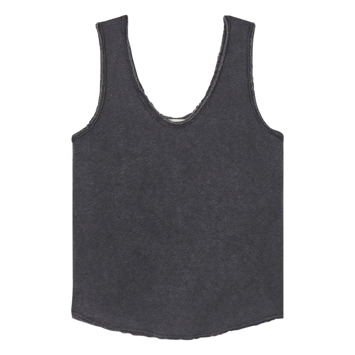 American Vintage - Sonoma U-neck tank top | Black
