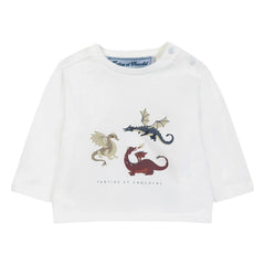 Tartine et Chocolat - Dinosaur T-Shirt | Burgundy