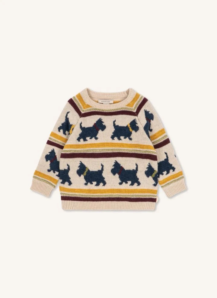 Konges Sløjd - Wool Dog Sweater | Beige