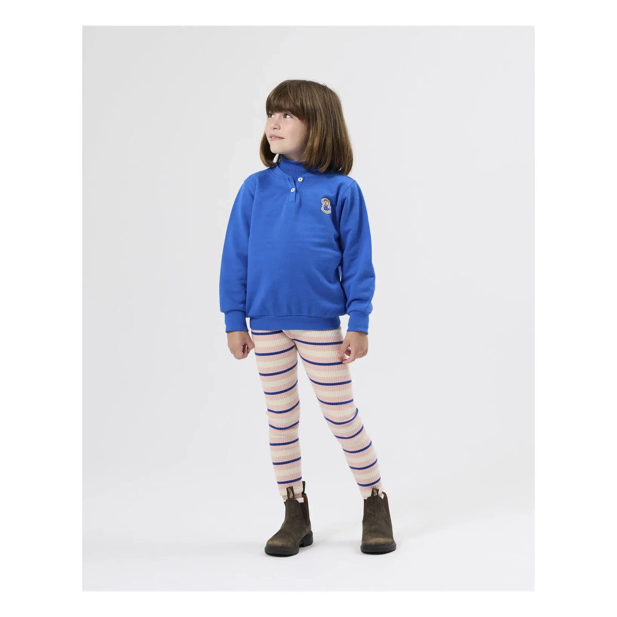 Goldie + Ace - Striped Ribbed Leggings | Pink