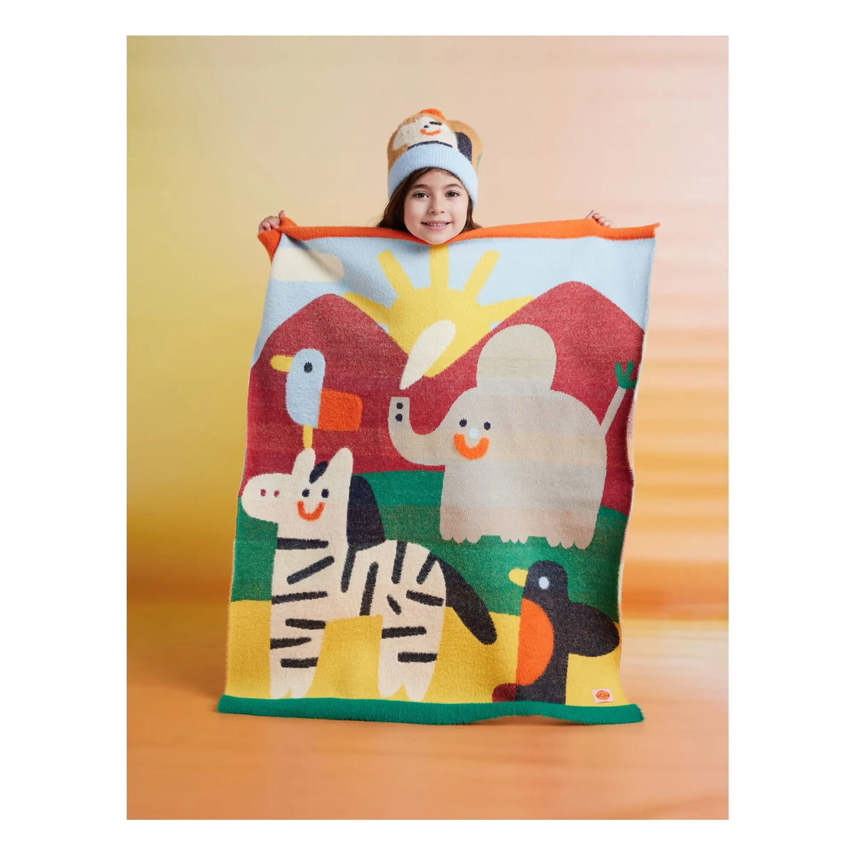 Halcyon Nights - Zoo Blanket | Green