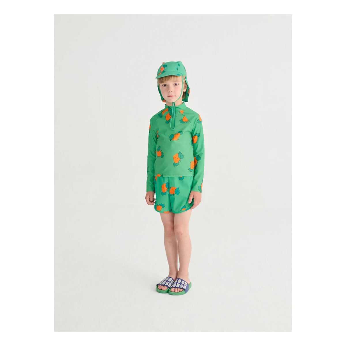 Bobo Choses - Orange Bath Cap | Green
