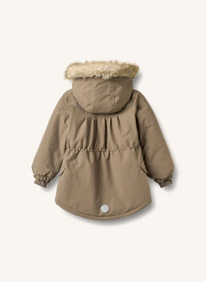 Wheat - Mathilde Parka Made from Recycled Fibers | Beige