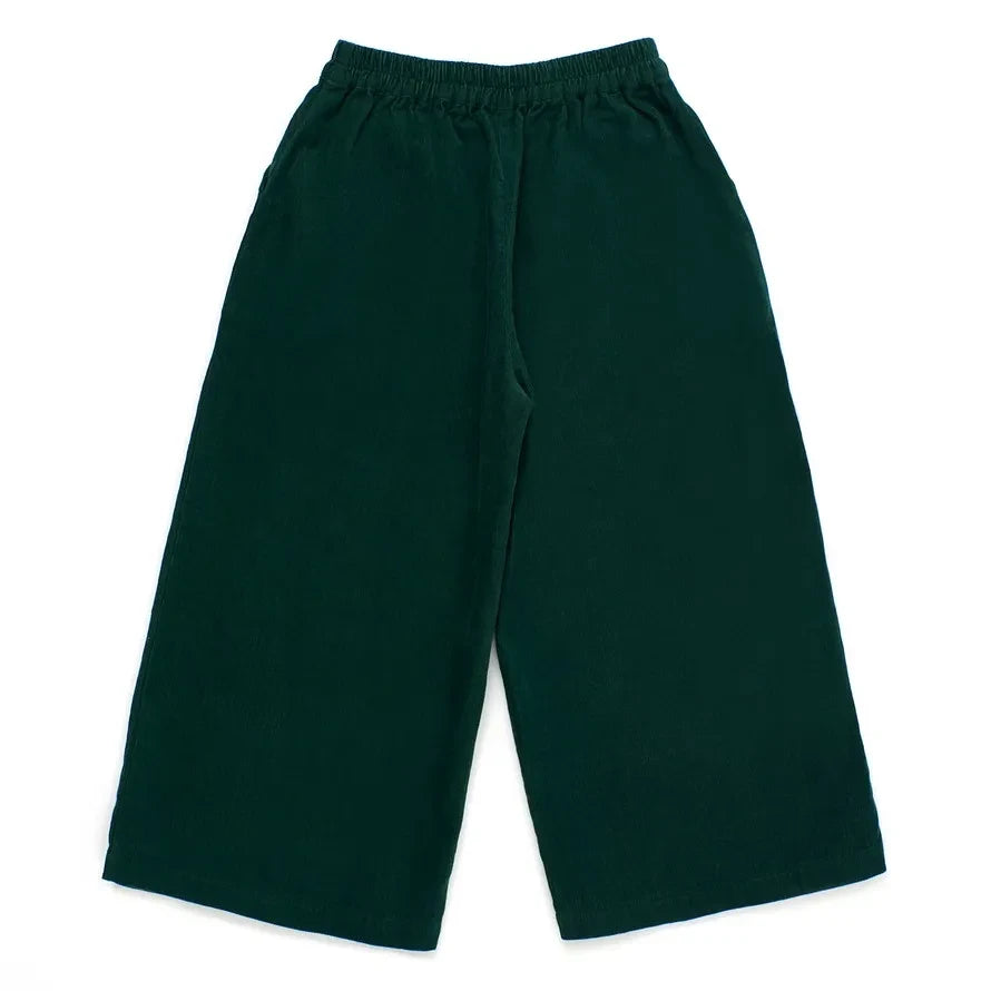 Maison Mangostan - Velvet Vegetable Pants | Green