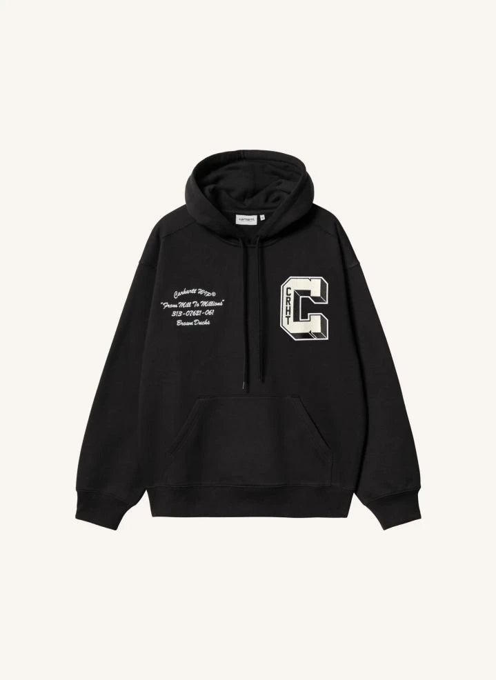 Carhartt WIP - Brown Ducks Hooded Sweatshirt | Black