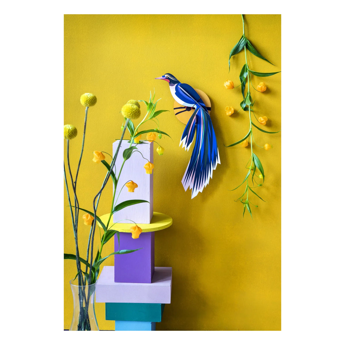 Studio Roof - Flores Bird Wall Decoration