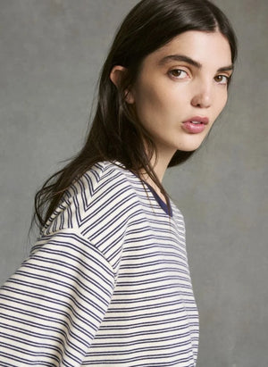 Hod - Alabama Striped T-Shirt | Cream