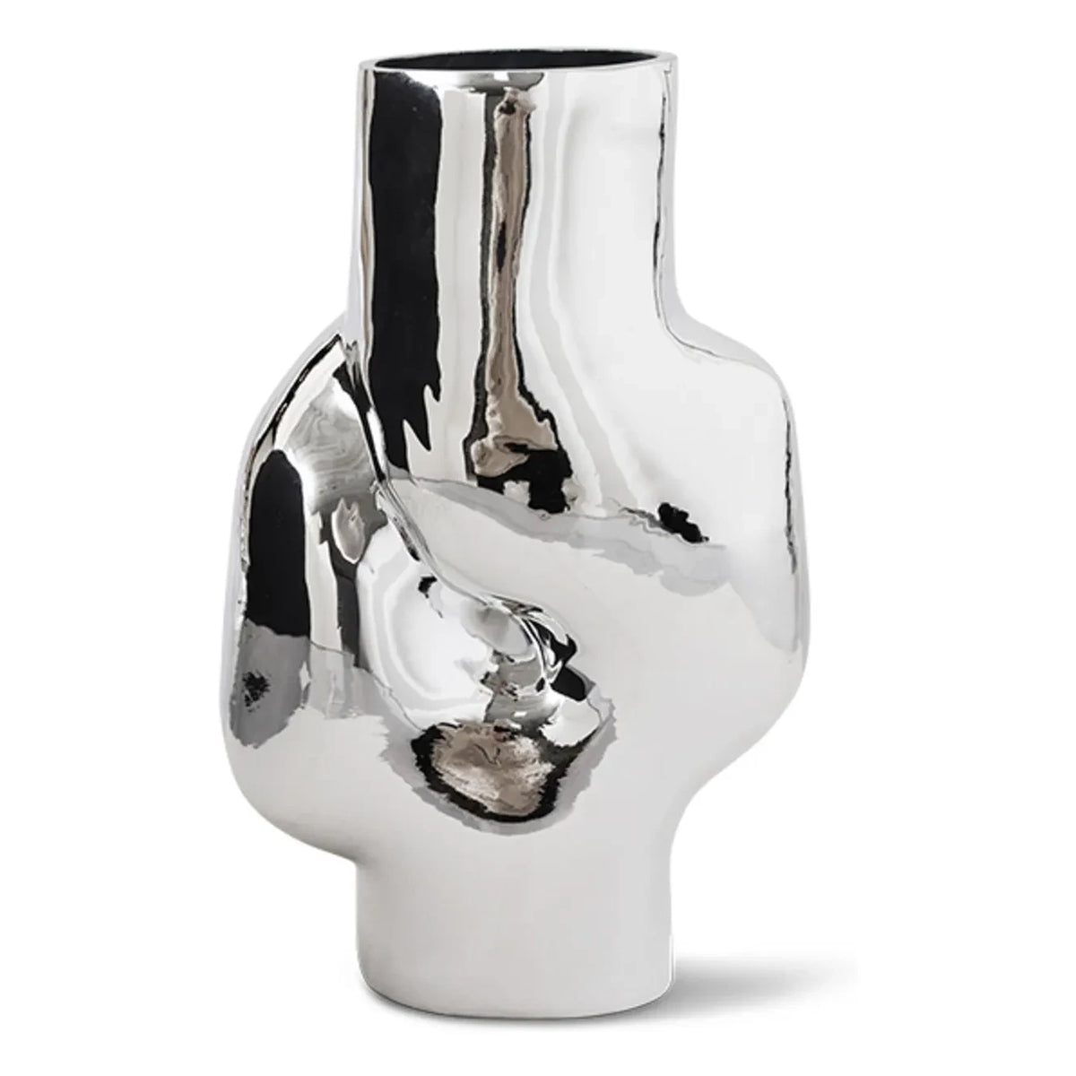 HKliving - Gleam Vase | Chrome