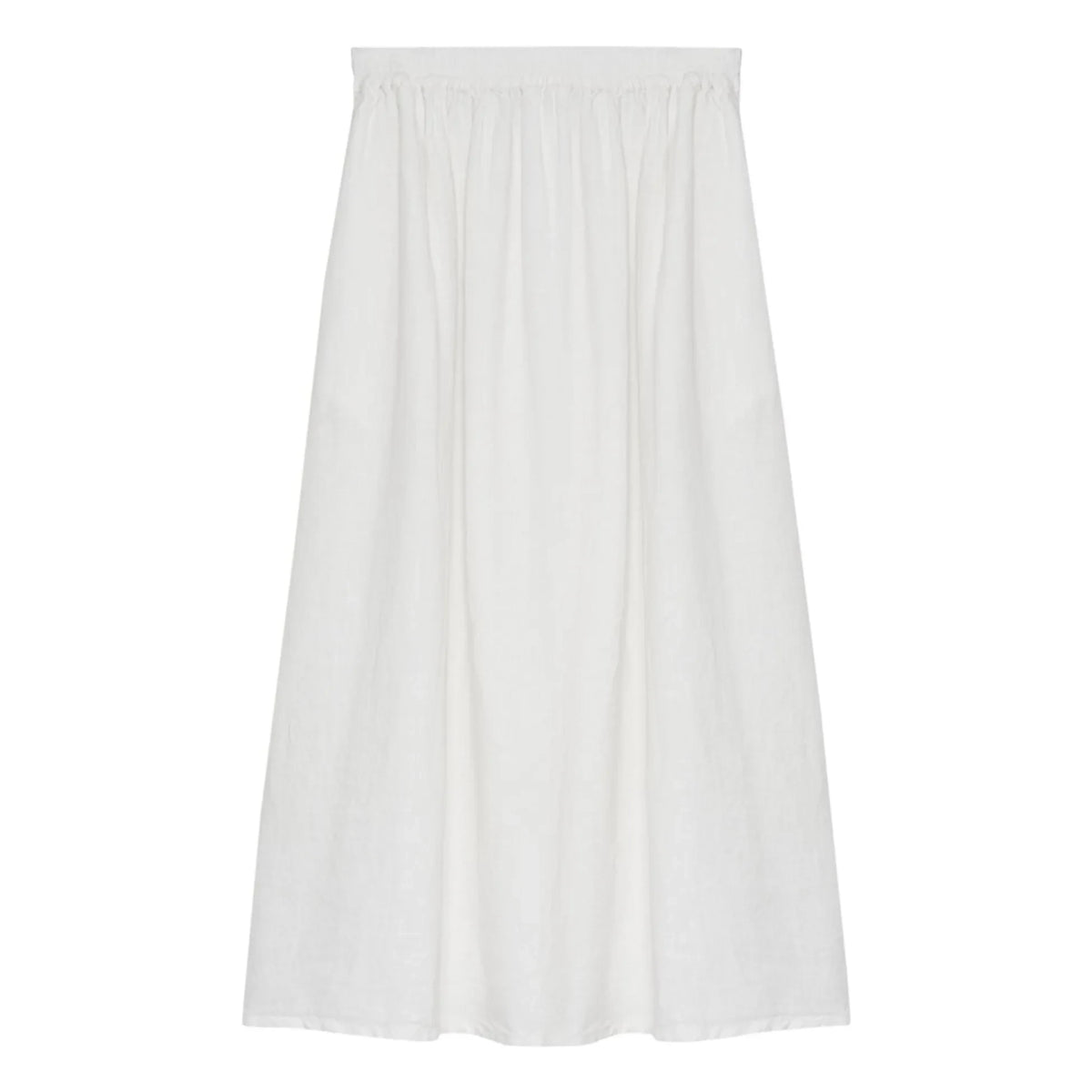 the new society - Melissa Linen Skirt | White