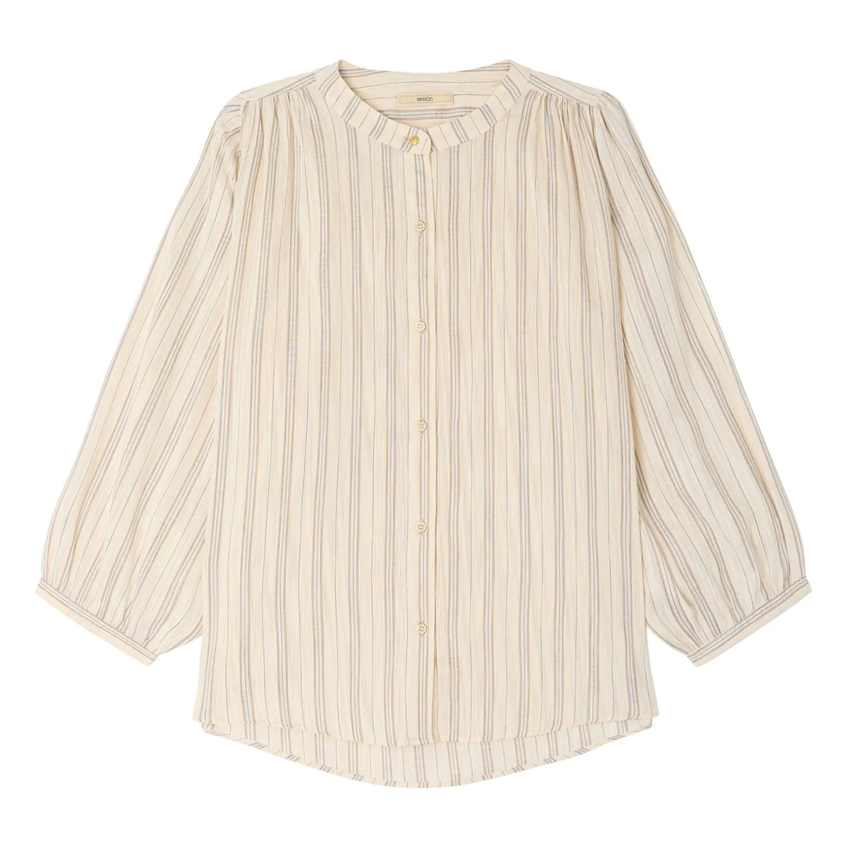 Sessùn - Striped Blouse | Light blue