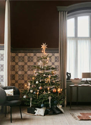 Ferm Living - Marble Effect Ornament Ball - Set of 4