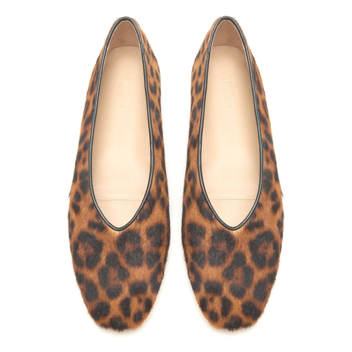 Le Monde Beryl - Regency Leopard Calfskin Slippers | Brown
