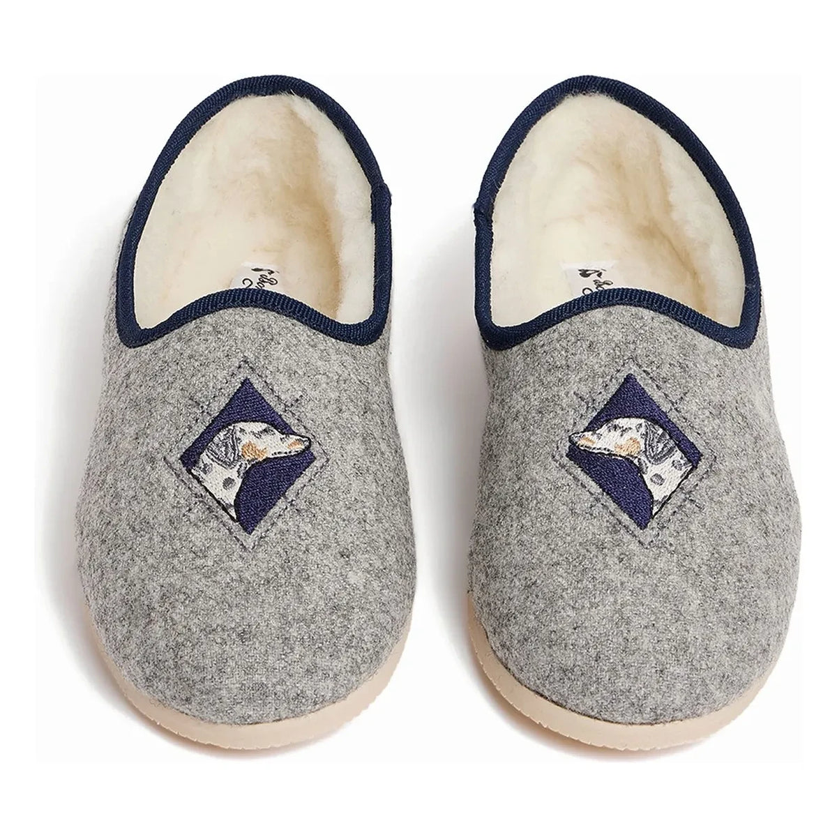 Bonpoint - Gib slippers | Light gray