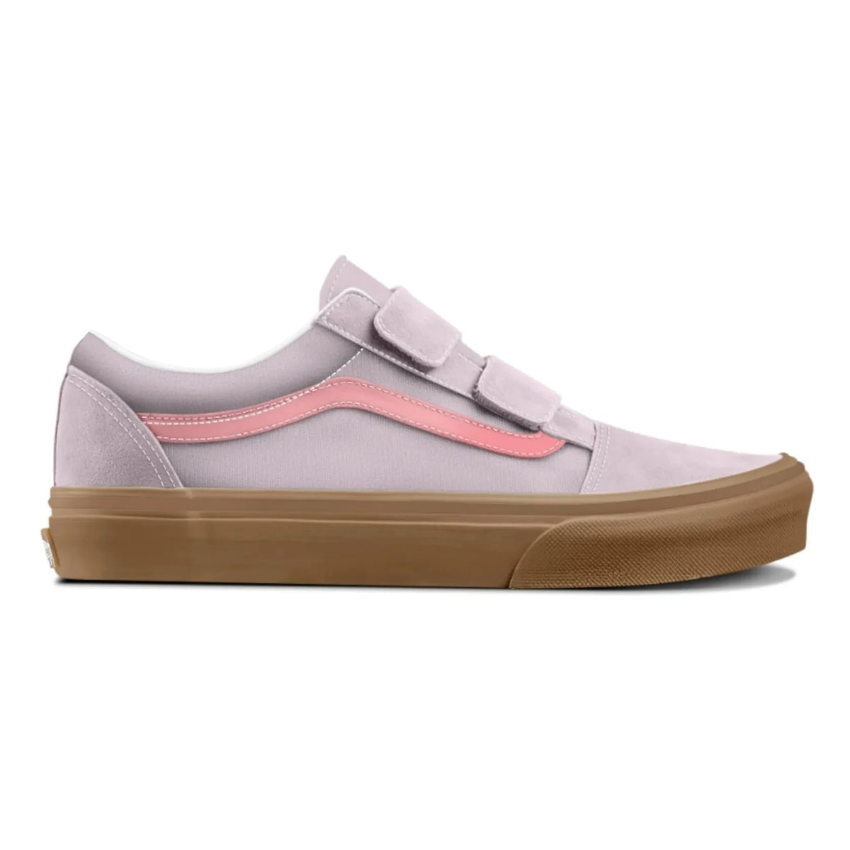 Vans - Scratch Sneakers Old Skool V Gum Shiny | Light Pink