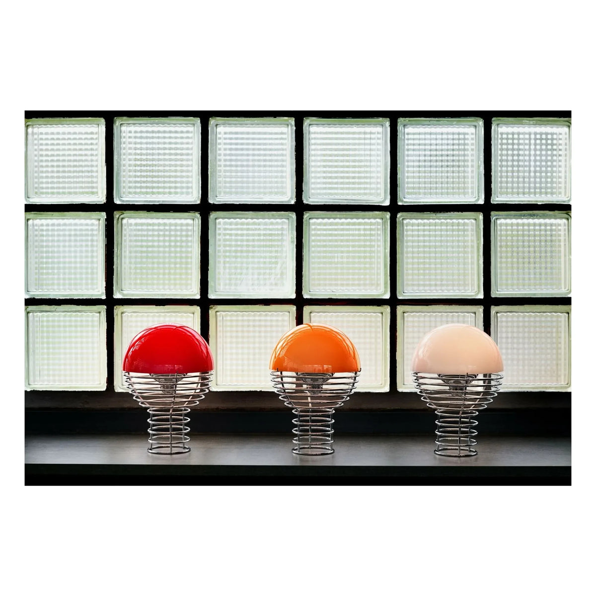 Verpan - Wire nomad lamp Ø18 cm | Red