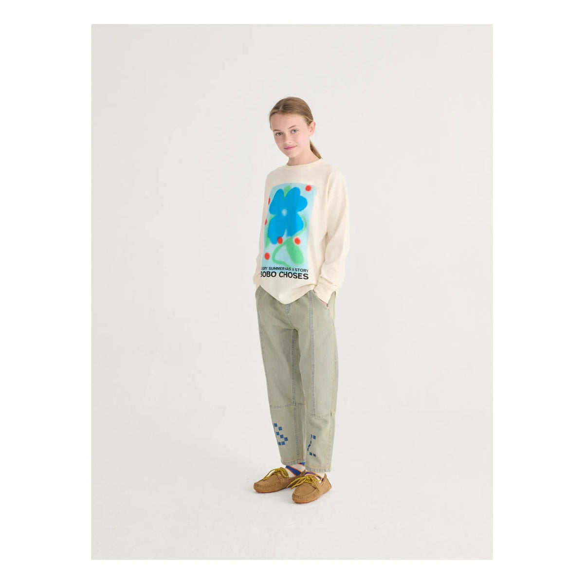 Bobo Choses - BC Washed Organic Cotton Jeans | Blue