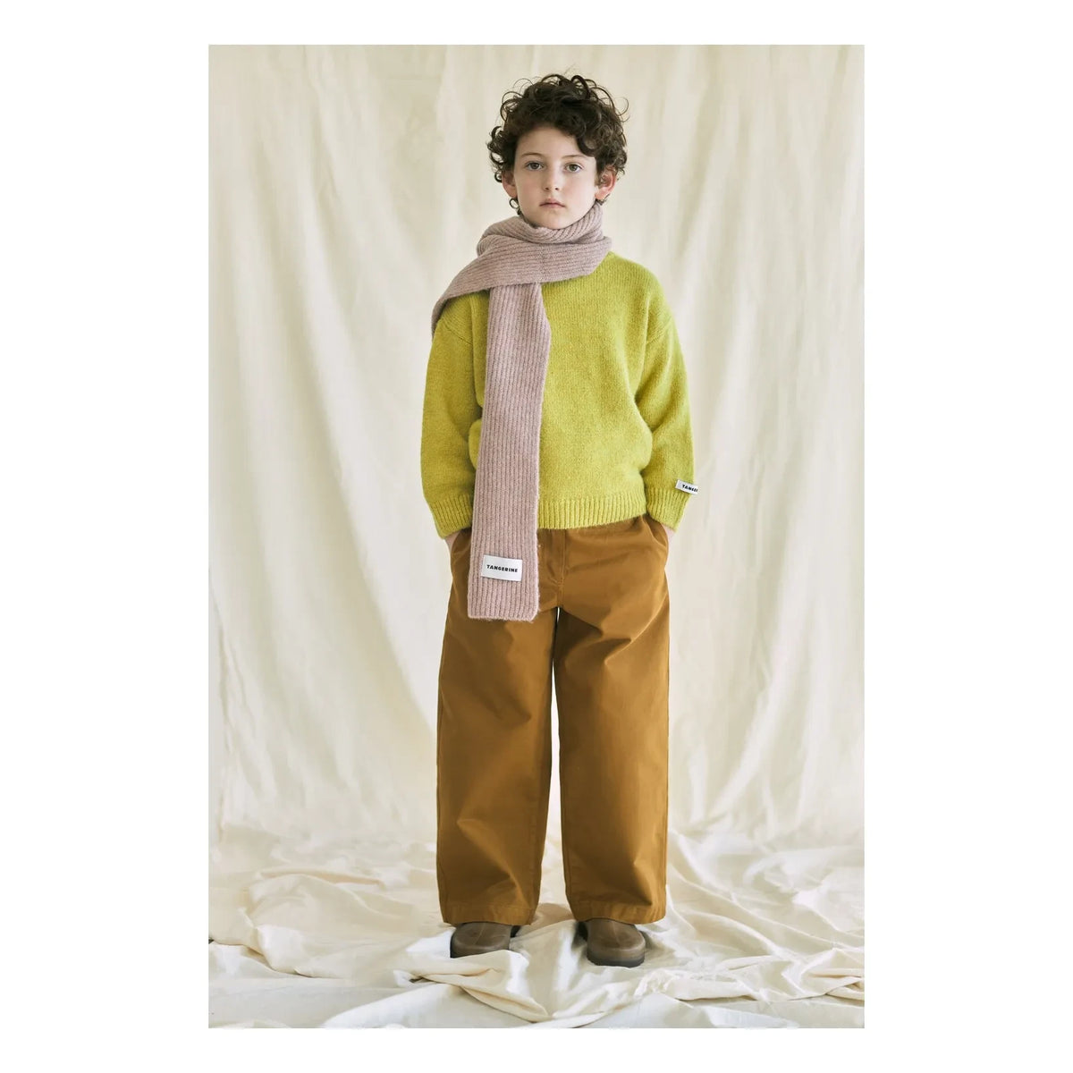 Tangerine - Solid Color Sweater | Mustard