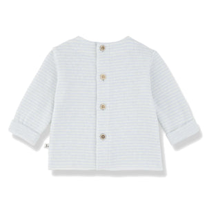 1+ in the family - Belfort Striped T-Shirt | Light Blue