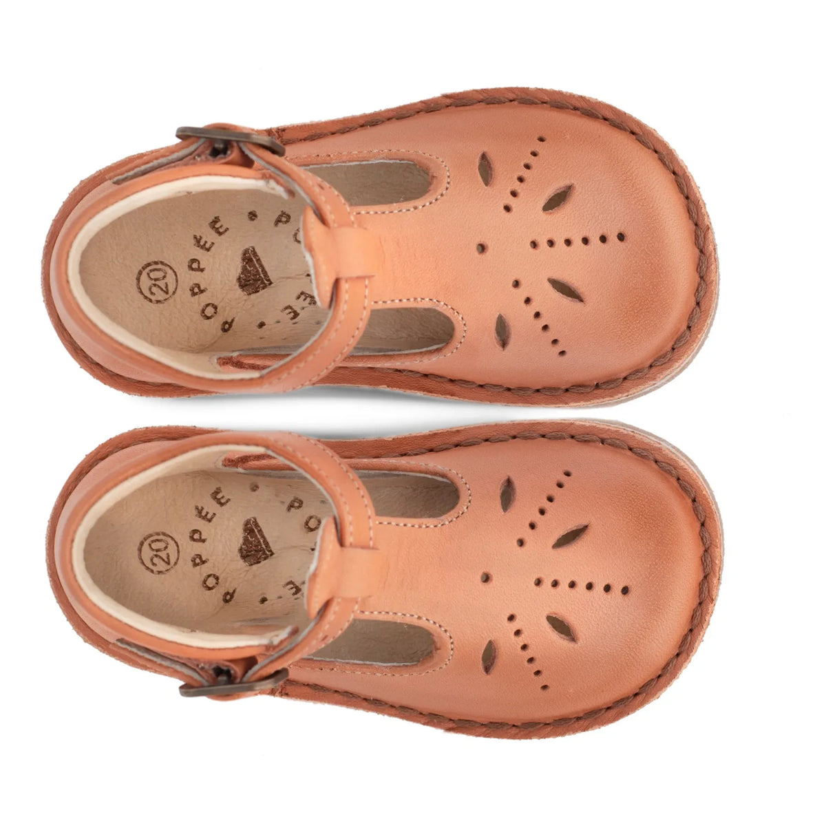 Poppée - Mid-Heel Mary Jane Shoes | Camel