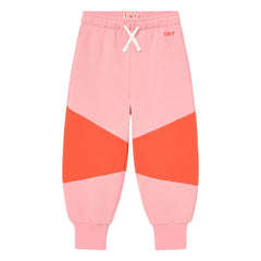 Tinycottons - Tiny Color-blocked Organic Cotton Jogger | Pink